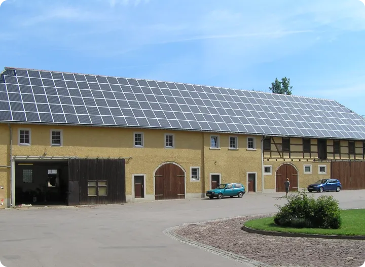 PV-Anlage auf einem Bauernhof