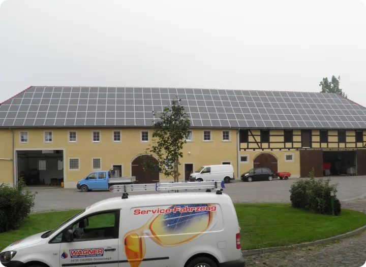 Bauernhof mit PV-Anlage