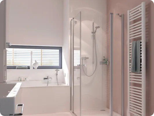 Moderne Dusche