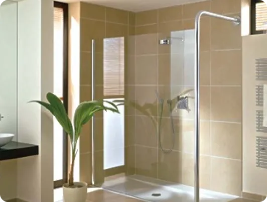 Moderne Dusche